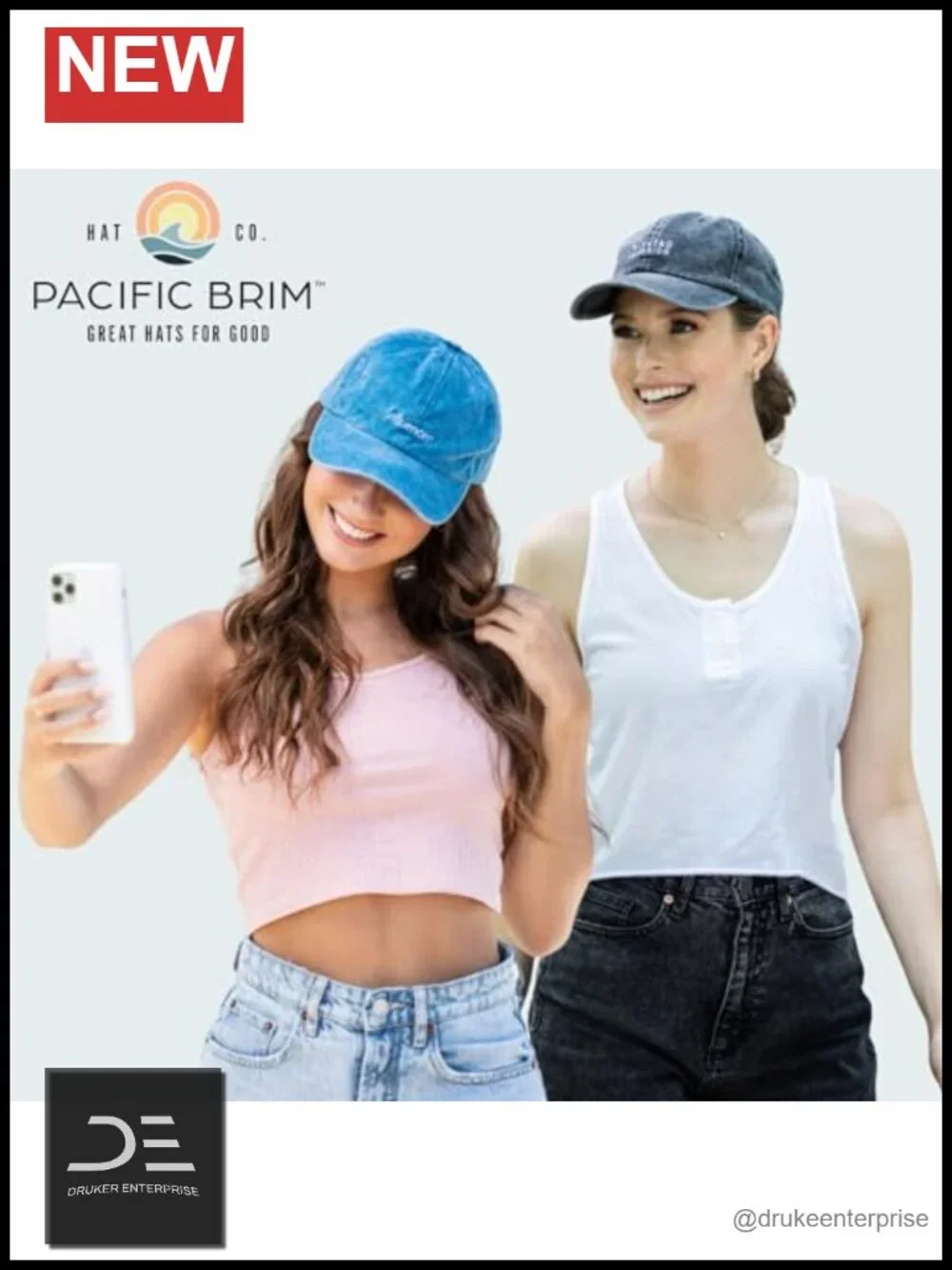Classic Cotton Adjustable Baseball Hat with Curved Brim